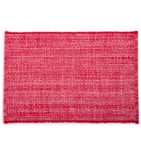 Martha Stewart Other - Table Linens 100% Cotton PlaceMat (13" x 19") -Red